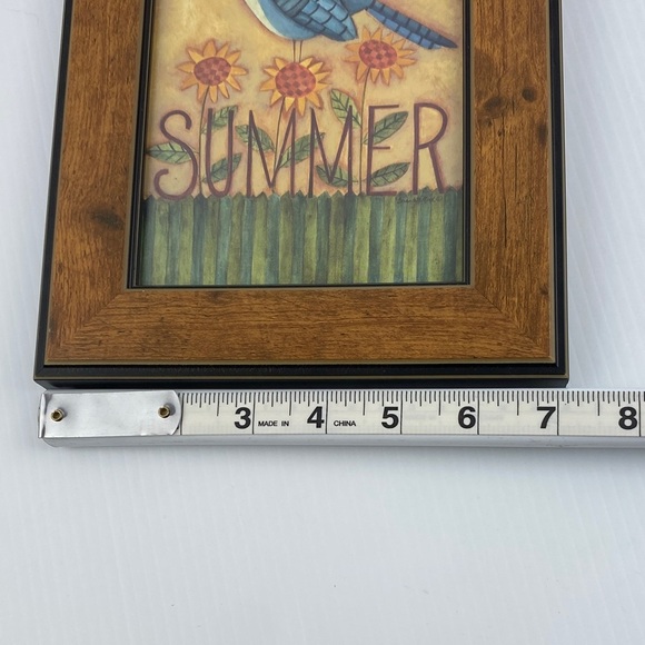 Seasonal Bird Art Prints Set Lot of 4 Pictures - Picture 8 of 9